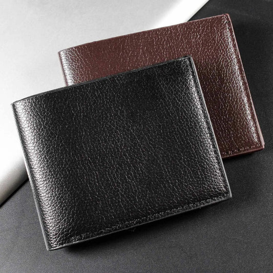 Carteras de Hombre de Piel Sintética, Estrechas y Cortas