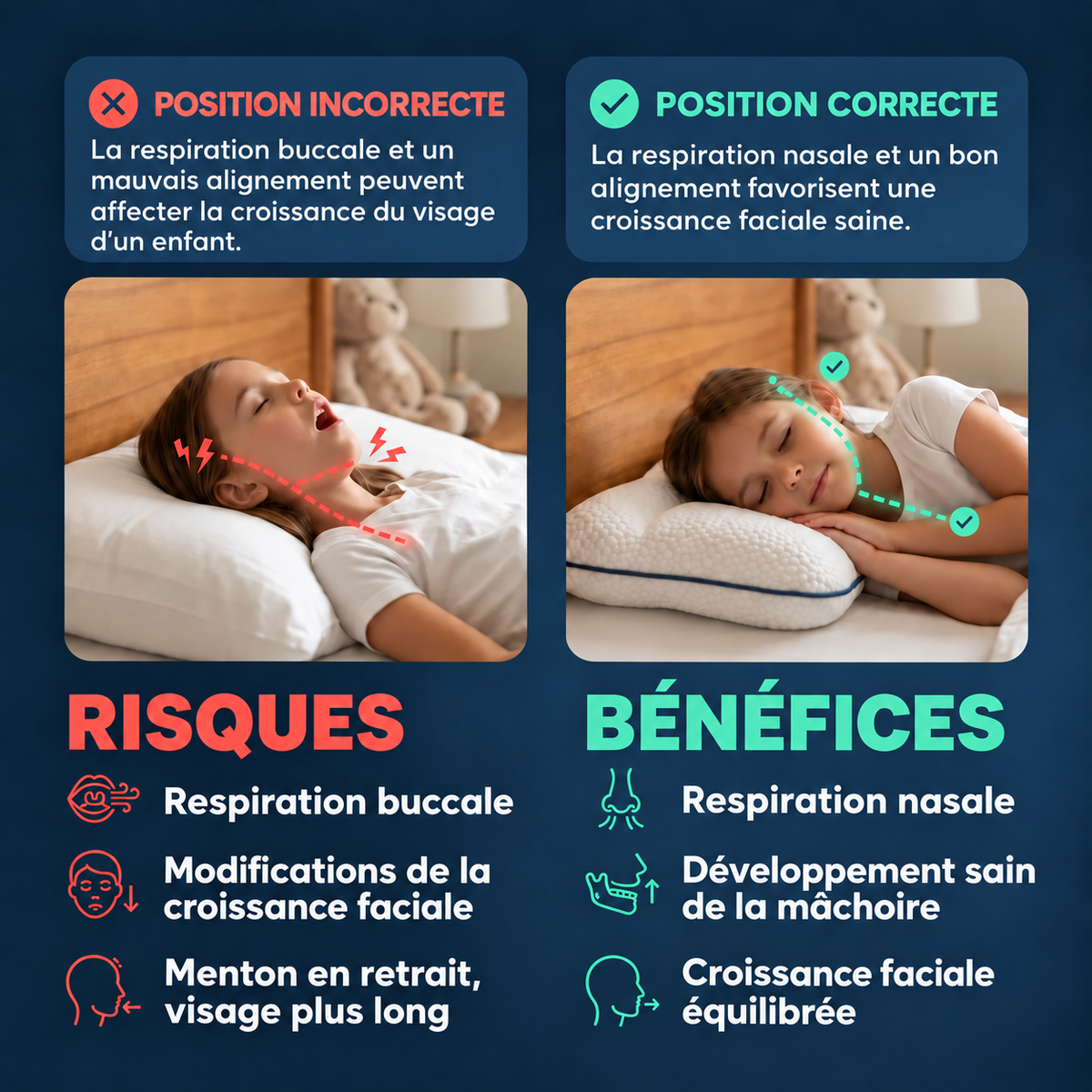 Oreiller postural pour enfants™