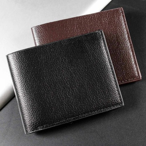 Carteras de Hombre de Piel Sintética, Estrechas y Cortas