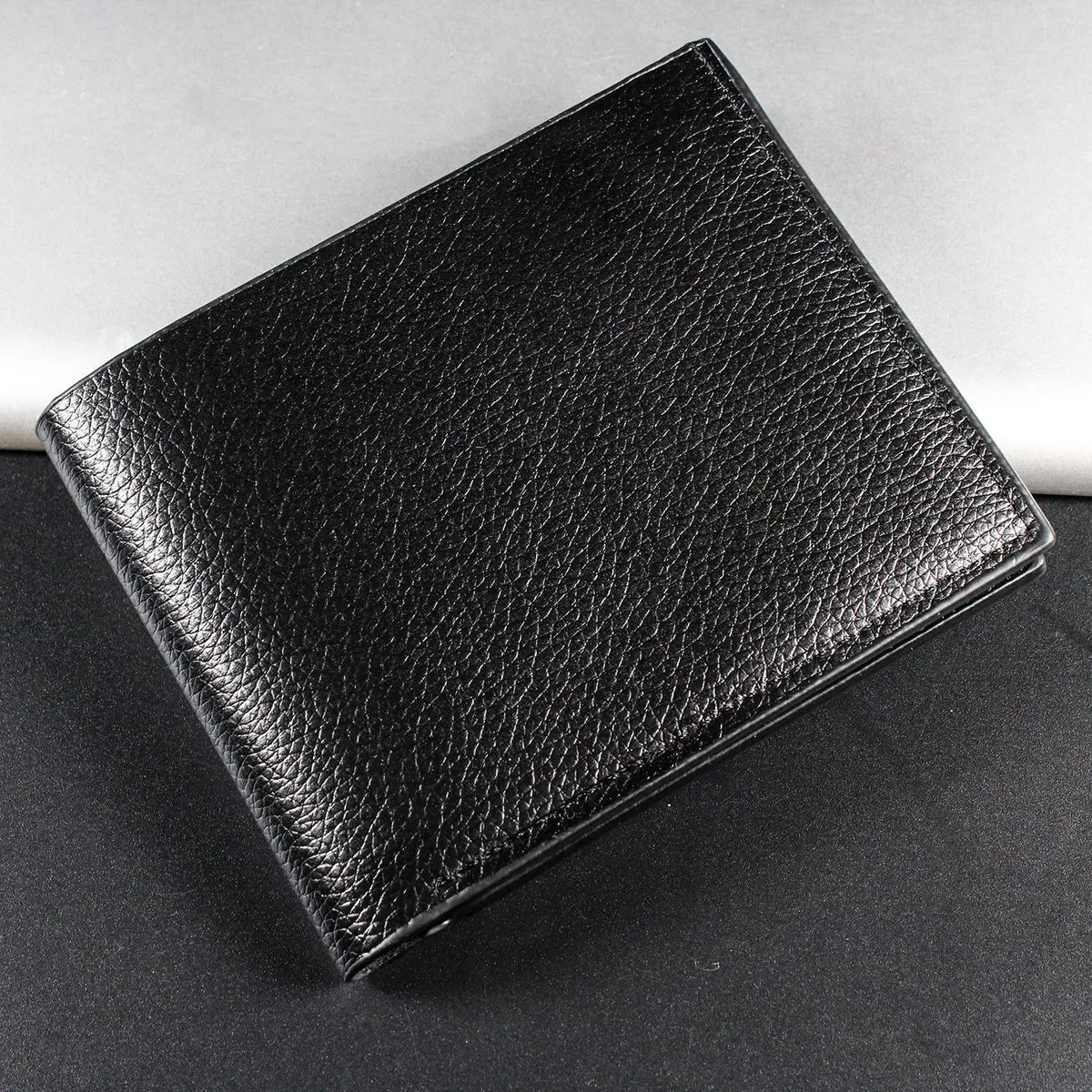 Carteras de Hombre de Piel Sintética, Estrechas y Cortas