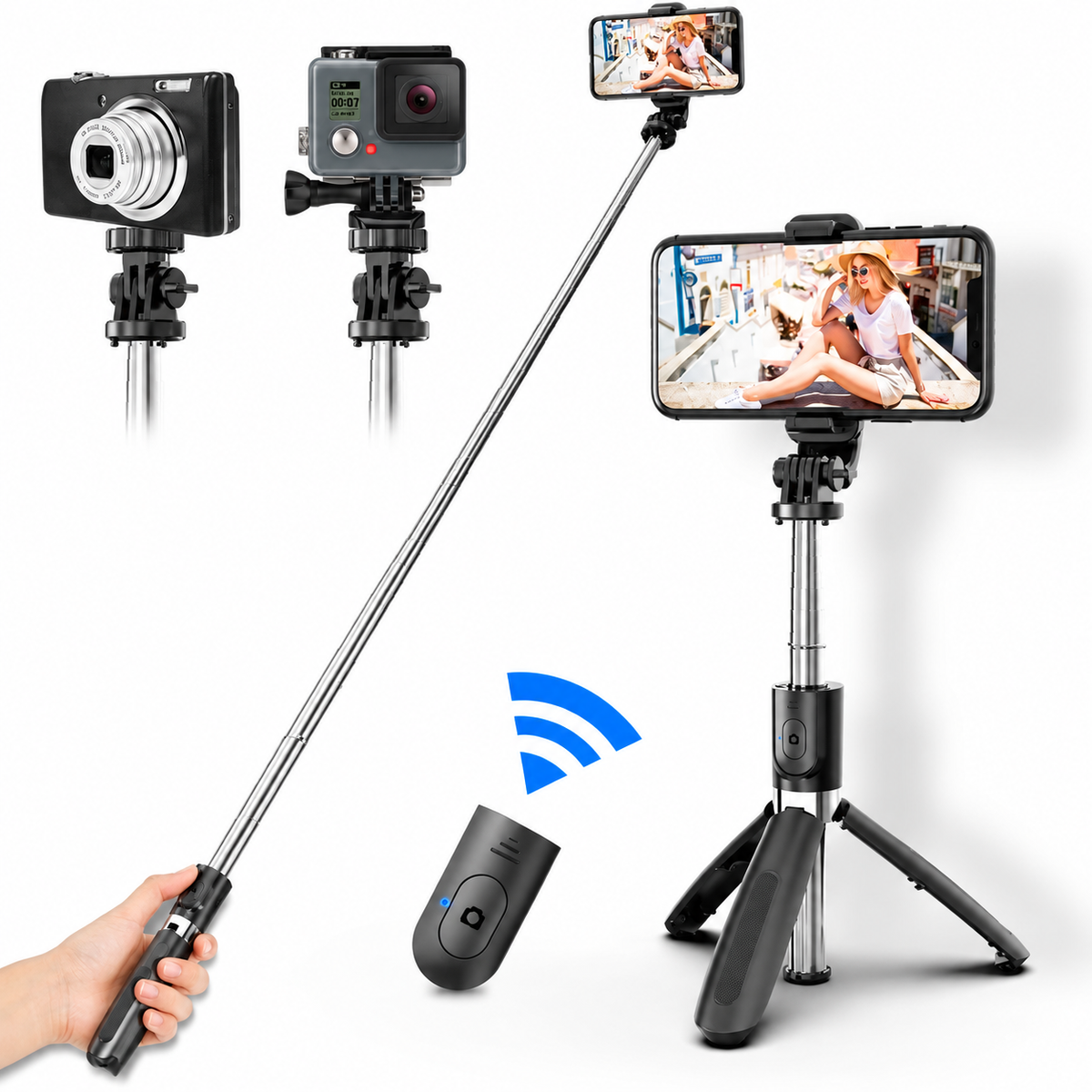 Palo Selfie Trípode Bluetooth
